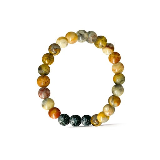 Crazy Agate Essential Oil Bracelet