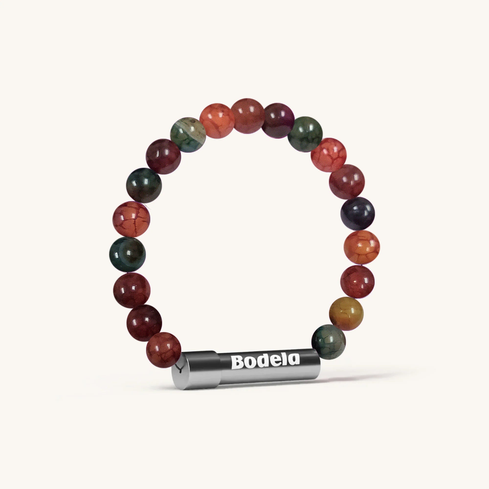 Red & Green Agate Wish Bracelet