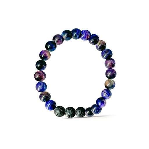 Purple Tiger Eye Essential Oil Bracelet