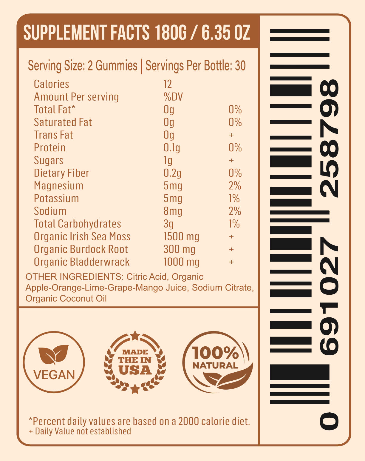 Sea Moss Gummies 3-Pack