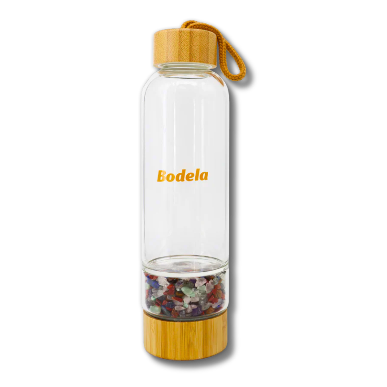Chakra Glass Water Bottle