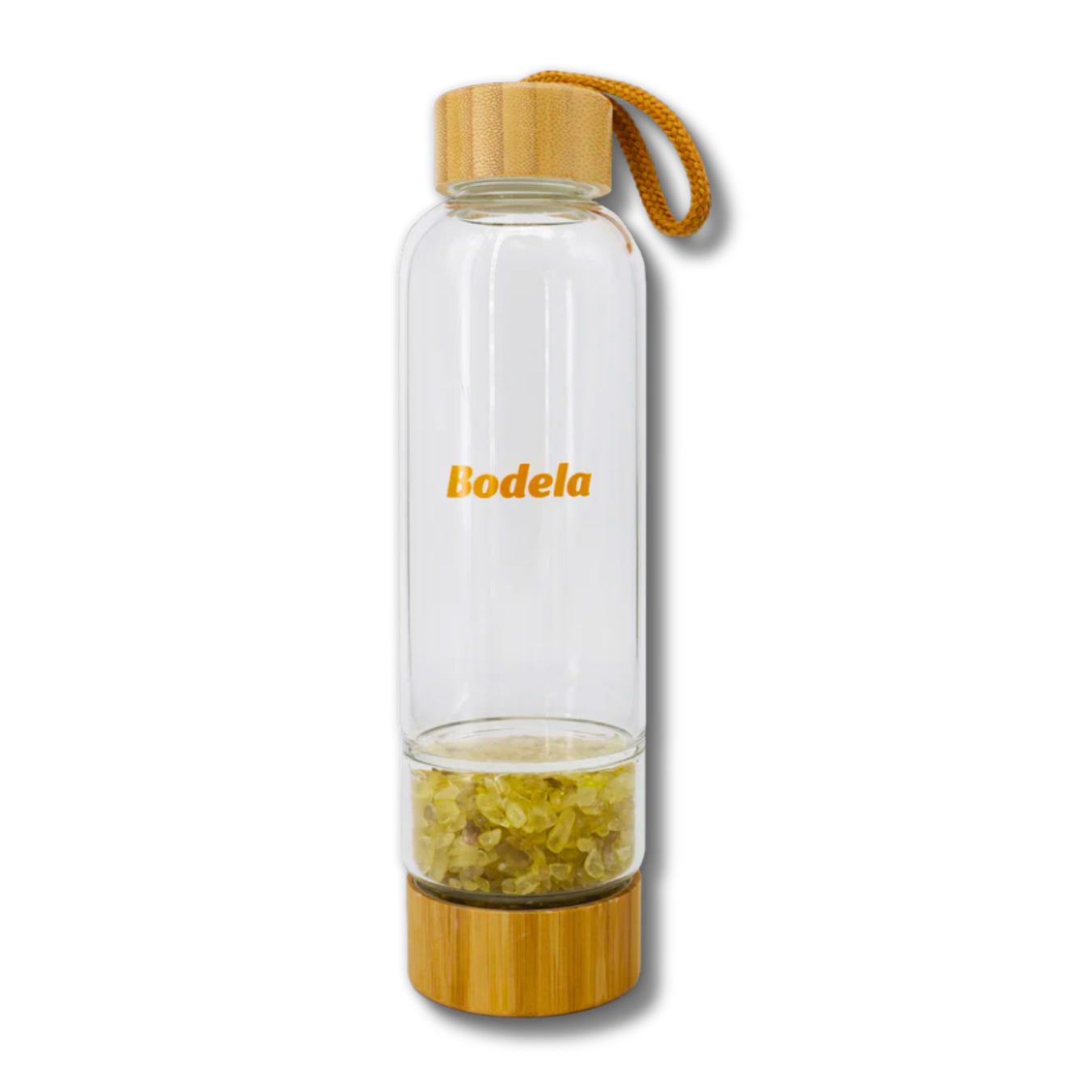 Citrine Glass Water Bottle